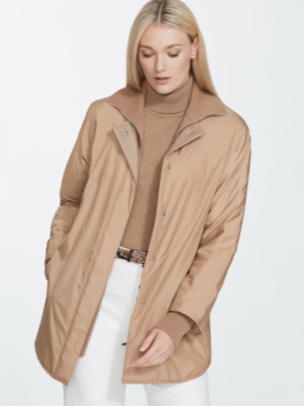 Lafayette 148 NY Mackay Coat - Camel